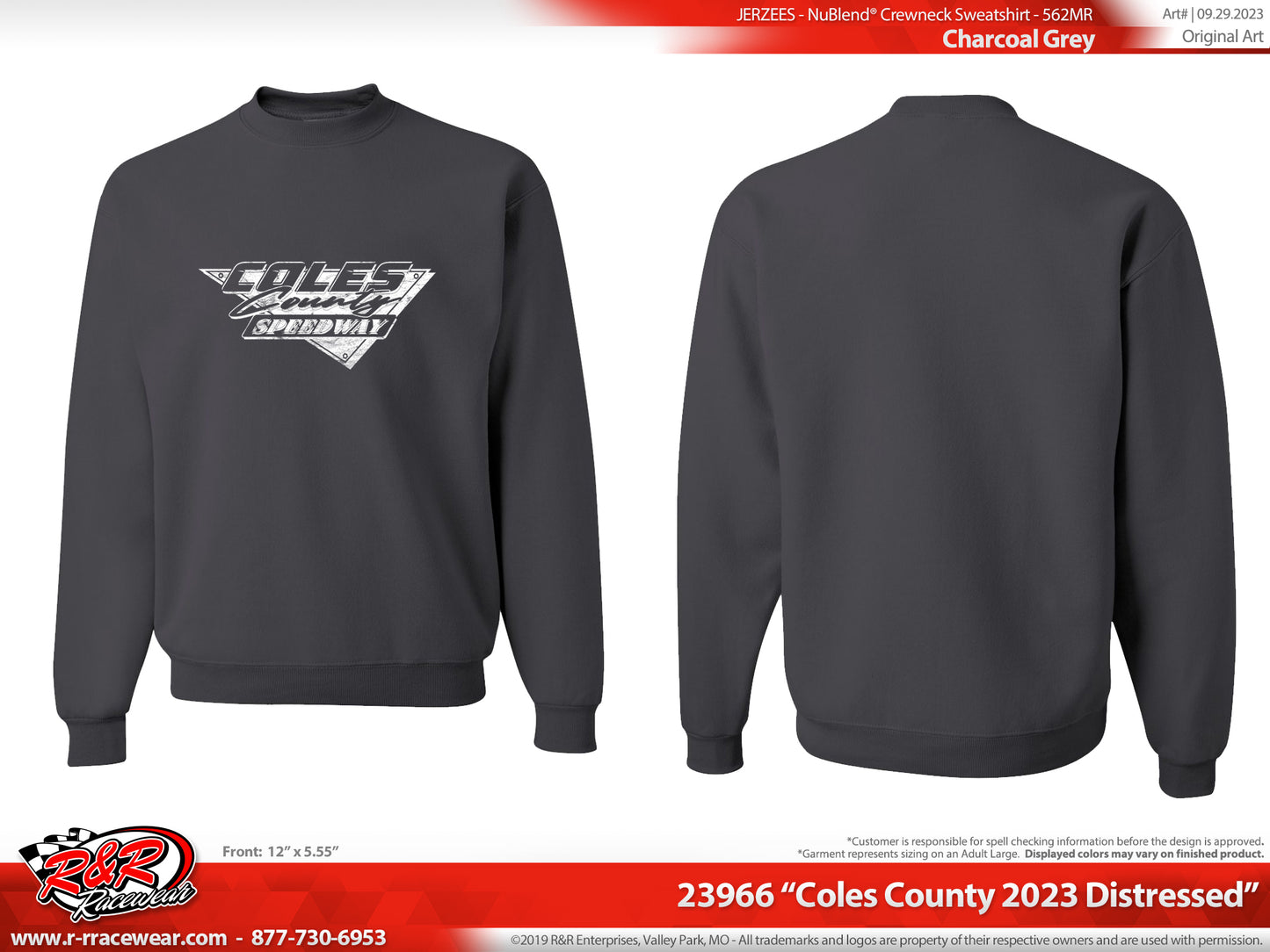 Grey sweatshirt-distressed