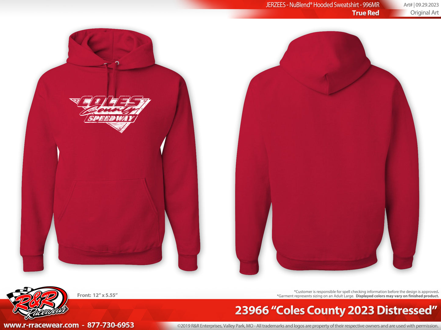 Red Hoodie- distressed