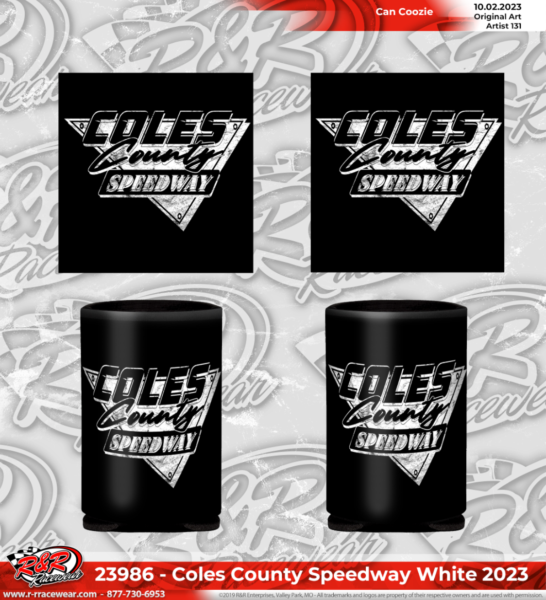 Coles County 12oz can koozie