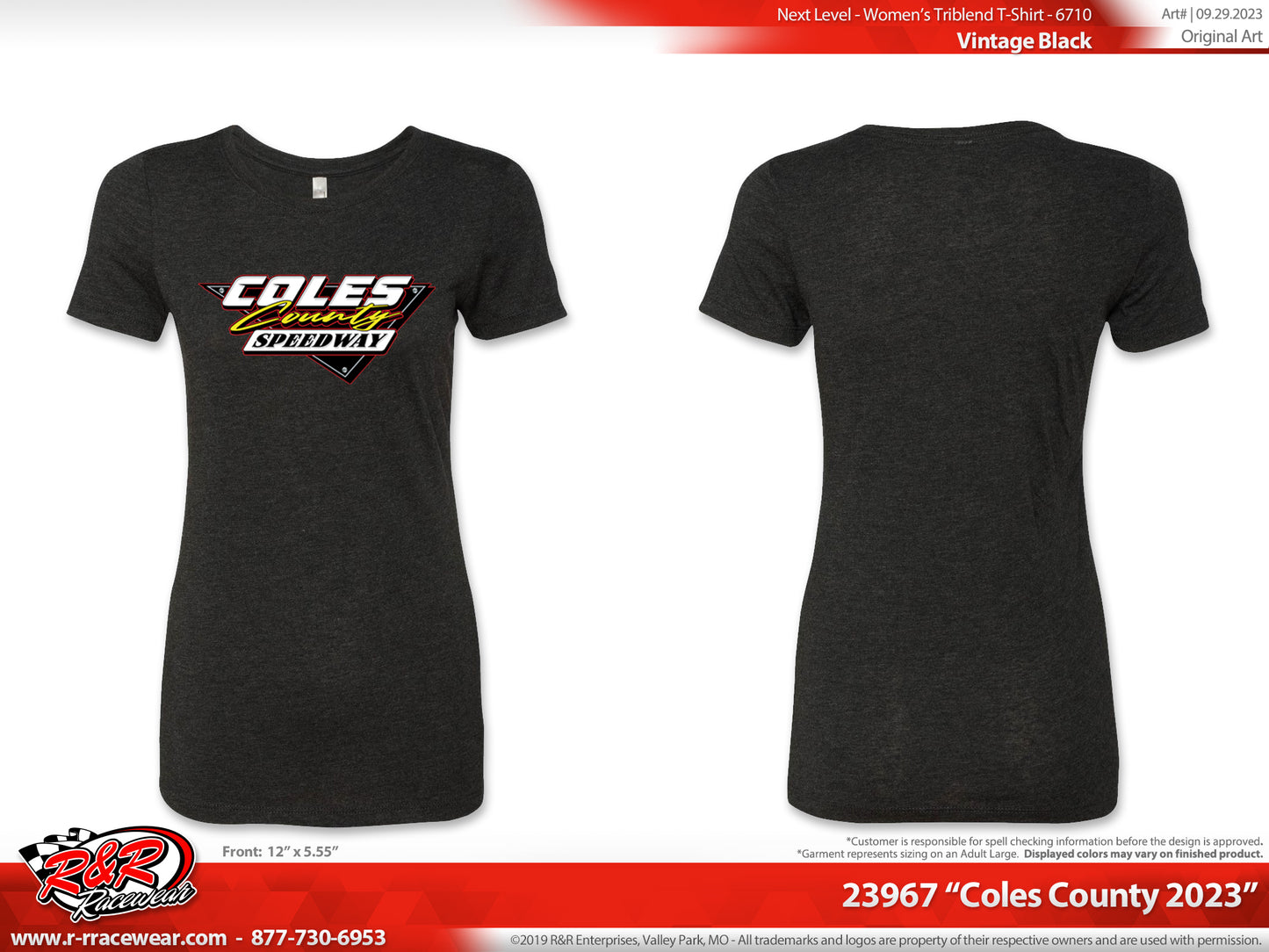 Ladies T- Black Coles County