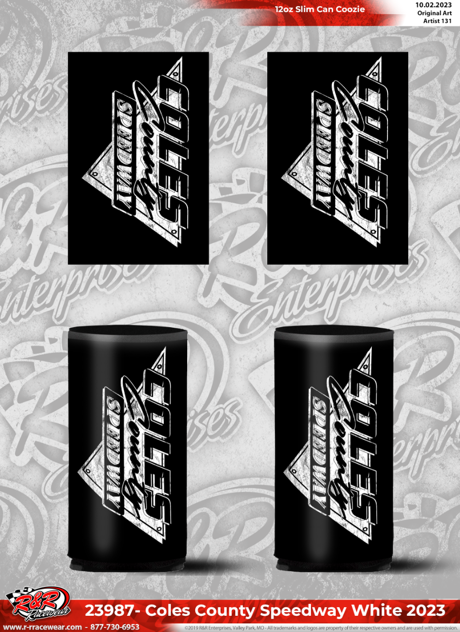 Slim can coozie- distressed white