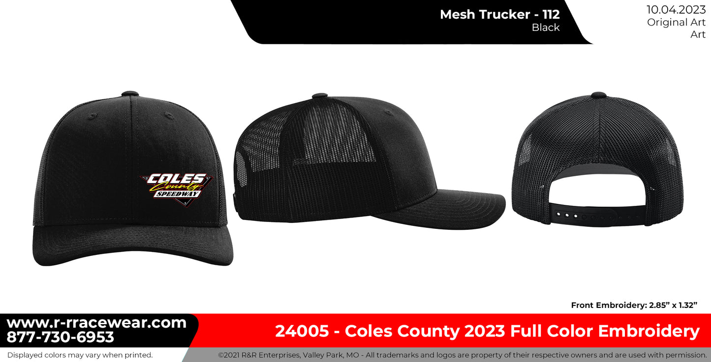 Trucker cap-full color- black