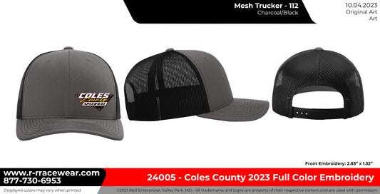 Trucker cap- full color- grey